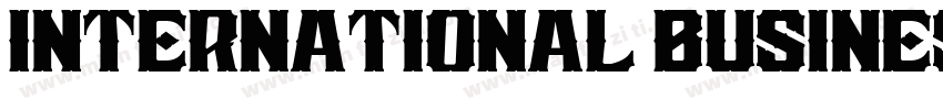 International Business字体转换